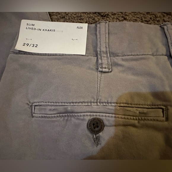 American Eagle Slim Lived-in Khakis - Picture 8 of 9